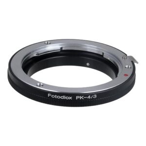 Pentax K Mount (PK-4/3) SLR Lenses to Olympus 4/3 (OM4/3) Mount DSLR Cameras