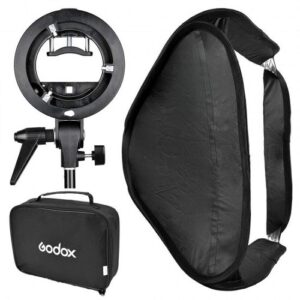 Godox 80CM X 80CM Godox Softbox + Holder + Diffuser + Stand (80 By 80 Softbox, 80 X 80 Softbox)