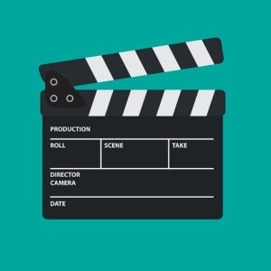 Also called the movie clapper board. available for movie, film and all visual producers