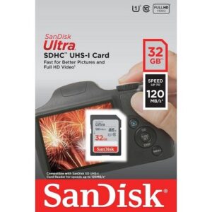 SanDisk Ultra 120MBs SDHC UHS-I Memory Card - 32GB943/9971